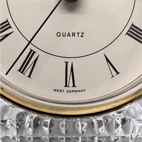 Staiger West Germany Crystal Desk Clock - Picture 6 of 6